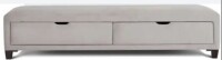 Lane Home Furnishings Omni Storage Queen-Sized Bench in Dove, New in Box $699