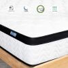 Molbius 10" Full Size Hybrid Medium Firm Memory Foam Mattress with Individual Pocket Springs, Fiberglass Free Bed, Breathable, CertiPUR-US, New in Box $599