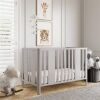 Little Seeds Crawford Curved Post 3-in-1 Crib Sharkey Gray Baby New in Box $499
