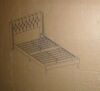 Ebern Designs Jolande Contemporary Queen Upholstered Bed with Curved Headboard, Beige, New in Box $699 - 2