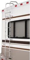 Surco 502L Universal Straight RV/Motorhome Aluminum Exterior Ladder - Compatible with All RVs with Vertical Rear Panel Regardless of Make or Model; Brite Dipped Polished Finish New in Box $699