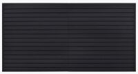 Rebrilliant 8 ft x 4 ft Black PVC Slat Wall Panels, Heavy Duty Modular Slatwall with Coupling Structure, Easy Install DIY Cuttable Adjustable Storage Display Wall Panel for Garage Organizing New in Box $299