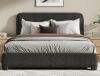 Ebern Designs Bensu Boucle Upholstered Platform Bed Queen Size New in Box $699