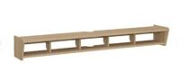 Walker Edison 70" Floating Wall Mounted TV Stand in Coastal Oak Finish New in Box $299