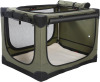 Deekuiwi 33 x 25 x 25 Inch Collapsible Soft Dog Crate for Dogs Up to 70 lbs, Portable Travel Pet Kennel with 4 Zip Doors, Foldable Indoor Outdoor Crate with Mat, Carry Bag, Green $199