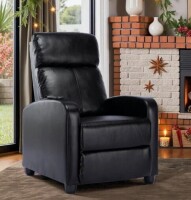 Ebern Designs Maleah 25.6'' Wide Modern and Soft Breathable Leather Compact Massage Chair with Remote Control New in Box $699