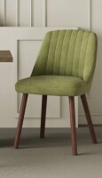 George Oliver Modern Upholstered Dining Chairs with Solid Wood Legs New in Box $399