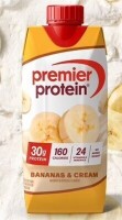 Premier Protein 30g High Protein Shake, Bananas & Cream 11 fl. oz. / Premier Protein Shake, Peaches & Cream, 30g Protein, 1g Sugar, 24 Vitamins & Minerals, Nutrients to Support Immune Health 11.5 fl oz / Assorted New Assorted Best by 2/2027