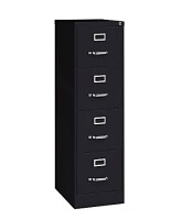 WorkPro 22"D Vertical 4-Drawer Letter-Size File Cabinet, Metal, Black New in Box $499