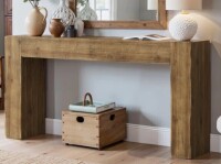 Gracie Oaks 63-Inch Solid Wood Console Table, Farmhouse Entryway Table, Sofa Table New in Box $499