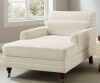 Charlton Home Erbes 37.01" W Chenille Upholstered Solid Wood Chaise Lounge New in Box $699
