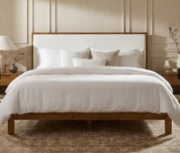 DG Casa Queen Luca Bed in Walnut New in Box $699