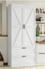 Laurel Foundry Modern Farmhouse Bergeron 70.3'' Kitchen Pantry in White in Box $499