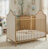 Kelly Clarkson Sara 3-in-1 Convertible Upholstered Crib in Gold New in Box $699