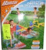 Banzai 2-in-1 Obstacle Course Water Slide, Ages 5-12 New In Box $49 - 2