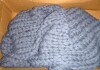 Kelly Clarkson Home Hand Made Chunky Double Knit Throw Blanket -Indigo $199 - 2