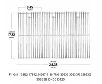 Monument Grills Stainless Steel cooking Grids (3-Pack) New In Box $199