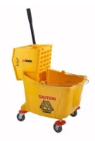 Winco MPB-36 36 Qt Mop Bucket With Wringer Yellow Commercial Grade Cleaning Tool New In Box $199