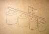 17 Stories 4-Light Bathroom Vanity Light Fixture with Opal Glass Shades New In Box $299 - 2