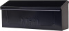 Gibraltar Mailboxes Small Black Townhouse Steel Horizontal Wall Mount Mailbox $89