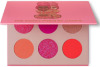 Juvia's Place The Sweet Pinks eyeshadow Palette, Pressed makeup palette eyeshadow with pigmented eyeshadow shades, dark shadows, blush & shimmer for eye color and shine New