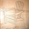 POLYWOOD Grant Park Traditional Curveback White Plastic Outdoor Patio Adirondack Chair New In Box $399 - 2