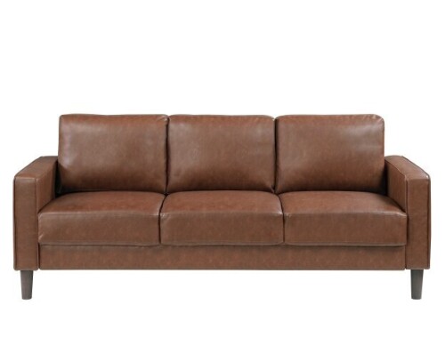 Homelegance Malcolm Living Room Faux Leather Sofa New In Box $899