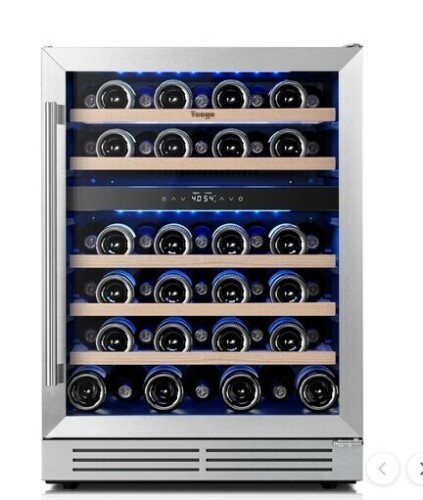 Yeego 24" Wine Fridge Dual Zone 52 Bottles in Box $899