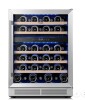 Yeego 24" Wine Fridge Dual Zone 52 Bottles in Box $899