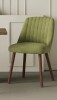 George Oliver Modern Upholstered Dining Chair with Solid Wood Legs New in Box $399
