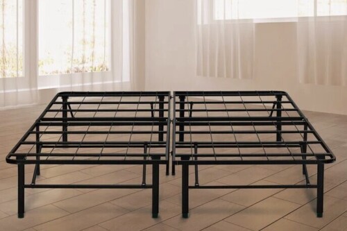 Boyd Sleep 14" King Platform Metal Bed Frame with Under Bed Storage New in Box $299