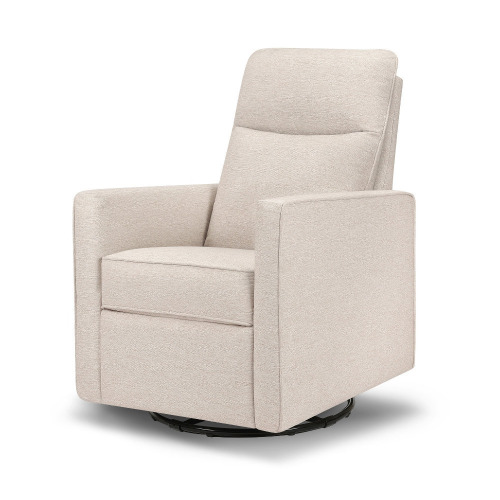 DaVinci Gabby Swivel High Pillowback Glider Rocking Recliner Nursery Chair with 360&deg; Motion, GREENGUARD Gold & FSC Certified, Beach, New in Box $399