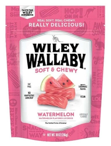 Wiley Wallaby Australian Style Gourmet Watermelon Licorice, 10 oz. New Best by 6/2027