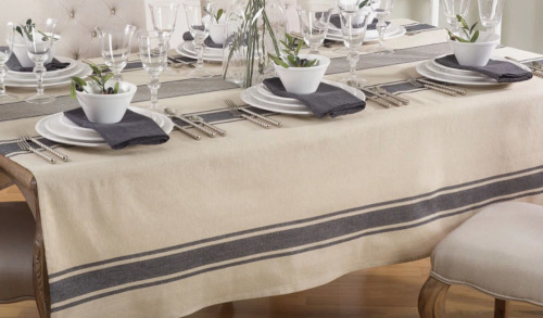 Laurel Foundry Modern Farmhouse&reg; 120" L x 65" W Panya Tablecloth New In Box $199