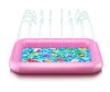 Splashie Splash Pool with Sprinkler System and Protective Sunglasses - Splash Pad for Toddlers and Kids 1-12 - Kids Summer and Water Toys - Inflatable Sprinkler Mat for Outdoor Play - 70" (Pink) New In Box $39