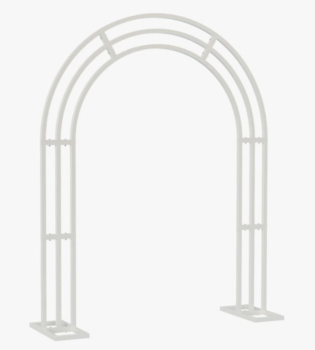 LUVODI Iron Backdrop Arch, 102.3'' H X 82.6'' W X 23.6'' D New In Box $299