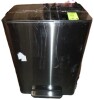 SIMPLI-MAGIC 16 Gal. Infinity Edge Dual Compartment Step-On Kitchen Trash Can and Indoor Recycling Bin with Soft-Close Lids, Gunmetal $199 - 2