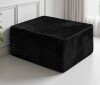 Latitude Run&reg; Koli Compression Ottoman, Sectional Sofa Compenont, Black Corduroy New $299