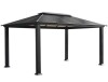 Paragon Outdoor 12-ft x 14-ft Santa Monica Black with Hardtop Roof New in Box 5 Boxes $2699
