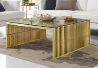Modway Furniture EEI-3037-GLD Gridiron Gold Coffee Table - 17 x 39.5 x 39.5 in. New In Box 2 Boxes $999