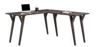 Realspace&reg; Trezza 62"W L-Shaped Computer Desk, Warm Walnut $499