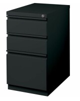 WorkPro 23"D Vertical 3-Drawer Letter-Size Mobile Pedestal File Cabinet, Metal, Black New In Box $399