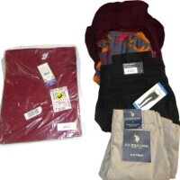 Gloria Vanderbilt Pair of Ladies Crop Pants Size 6 / Hilary Radley Pair of Ladies Pants Size Large / Assorted New Shelf Pull