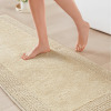 Madison Park Splendor Reversible 100% Cotton Bath Runner, 24 x 72, Natural Tufted Bathroom Rug, 3000 GSM, Hotel Quality, Luxurious Plush, Medium Pile, Absorbent, Quick Dry, OEKO-TEX, Shower Room D&eacute;cor New $99