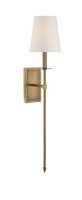 Savoy House Monroe 1 - Light Wall Light in Warm Brass New in Box $299