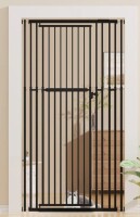 Tucker Murphy Pet&trade; 47"-87" Extra Tall Cat Gate, Adjustable Width 27.5" &ndash; 37", One-Piece Metal Safety Gate, Pressure Mount No Tools Needed New In Box $299
