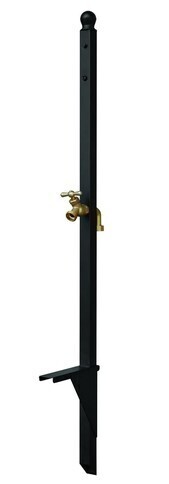 Liberty Garden 114 Garden Hose Hanger Spigot Post, Black New In Box $79