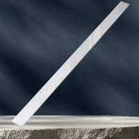 Ogonbrick 66 In. Engineered Stone Vanity Backsplash 4 In. Bathroom Vanity Back Splash In Carrara White O-CW-66 New In Box $299