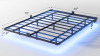 OLEVS Floating Bed Frame Queen Size with Smart LED Lights and Charging Station - Modern Metal Platform Bed, Easy Assembly No Box Spring Needed New In Box $299