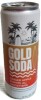 Gold Soda - Natural Ingredients - Organic Cane Sugar - Non-GMO - No Preservatives - Monk Fruit - Sparkling Water - Made with Natural and Organic Flavors - Ginger Apple 12 fl oz - 2